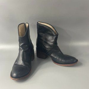 Freebird by Steven Peak Ankle Boots Black Leather Women's FB-PEAK Size 6